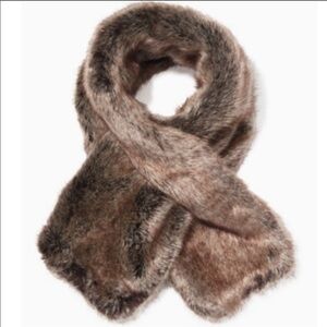Stella & Dot Faux Fur Reversible Wrap Scarf